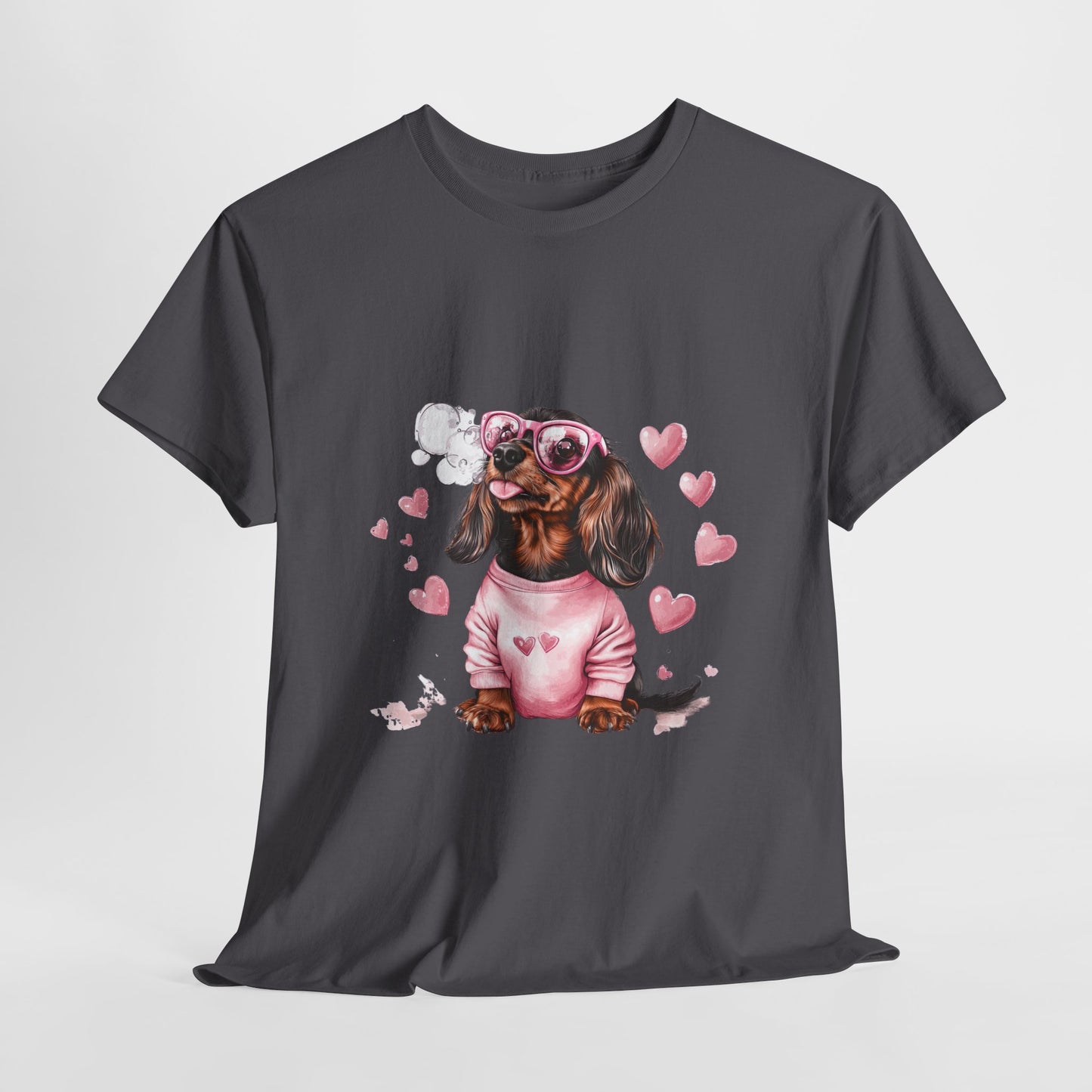 Premium cotton dachshund shirt – durable pet lover clothing for men & women