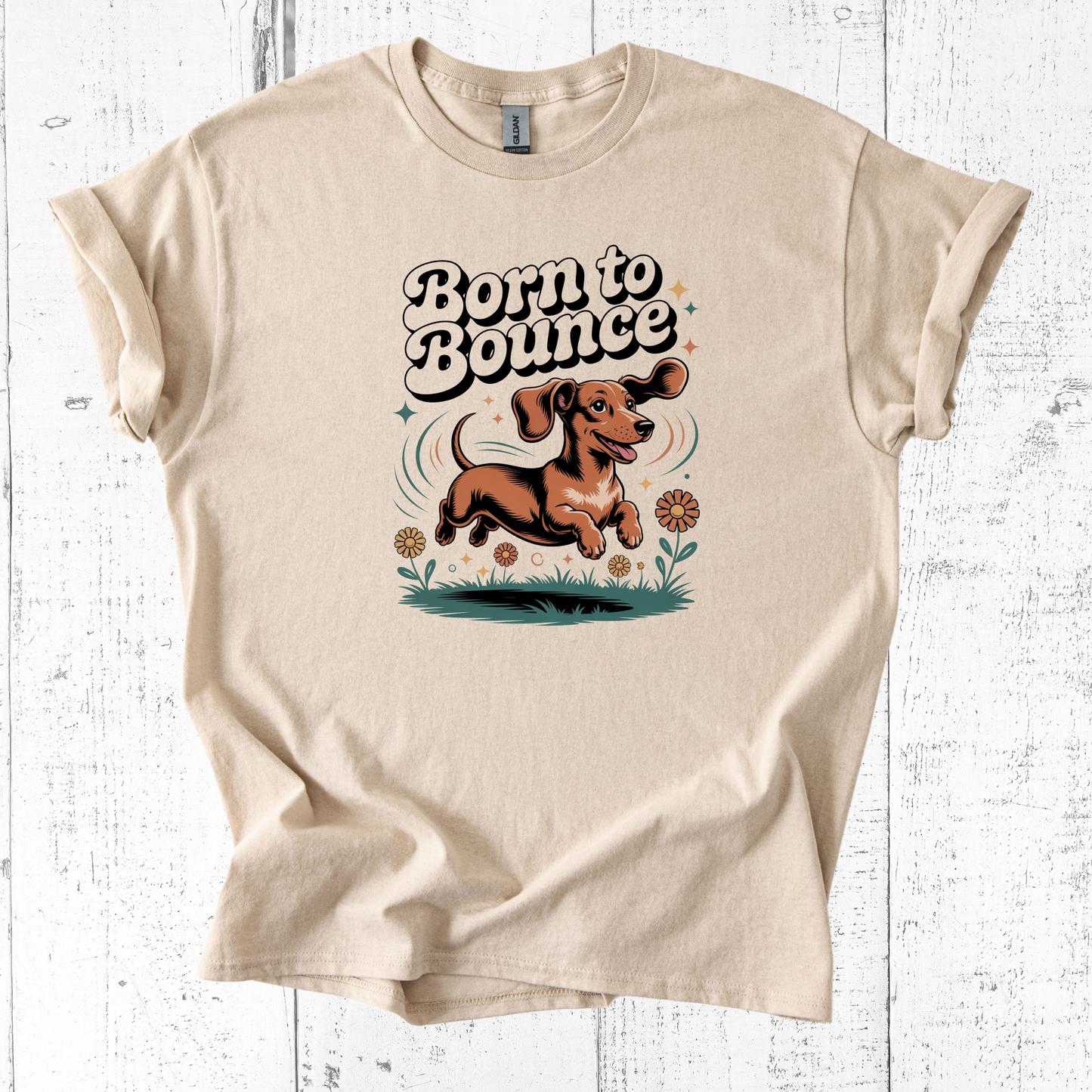 Born to Bounce Dog T-Shirt β Funny Pet Lover Gift