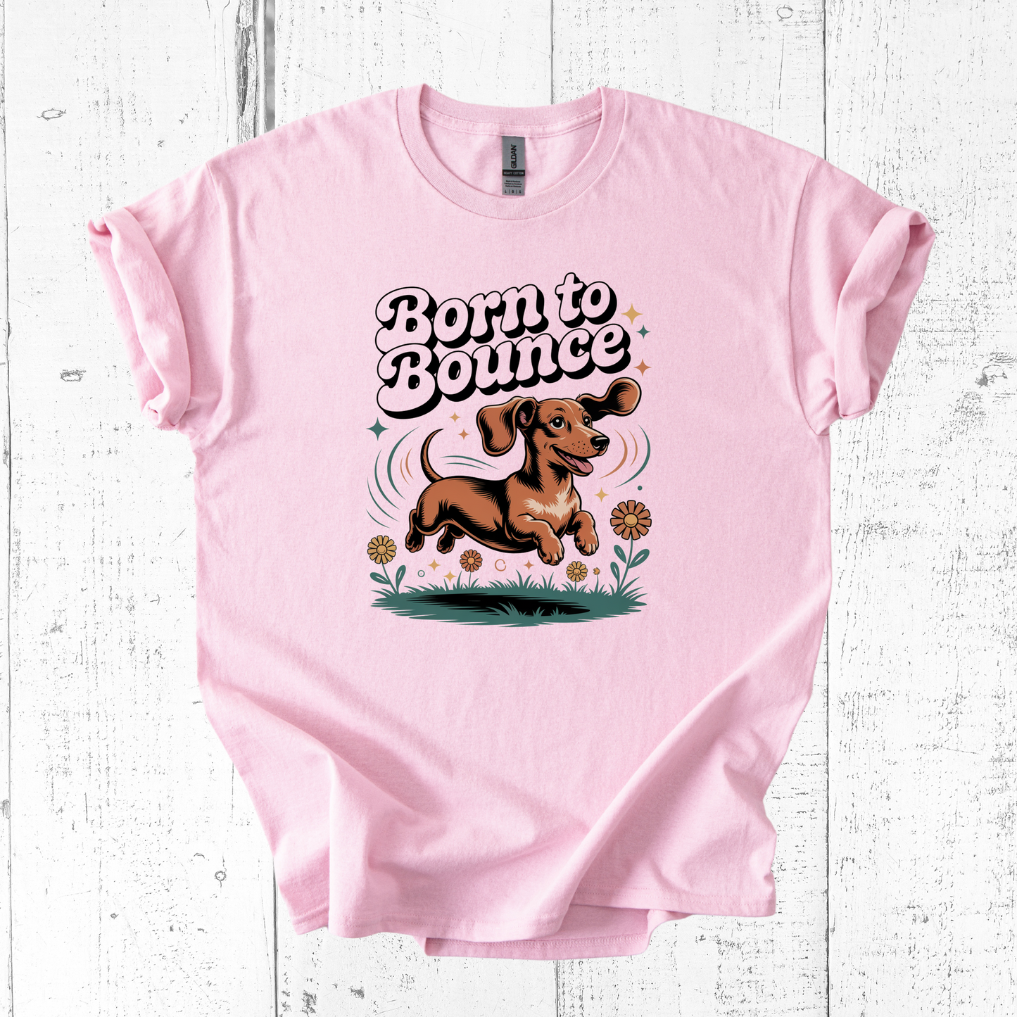Born to Bounce Dog T-Shirt β Funny Pet Lover Gift