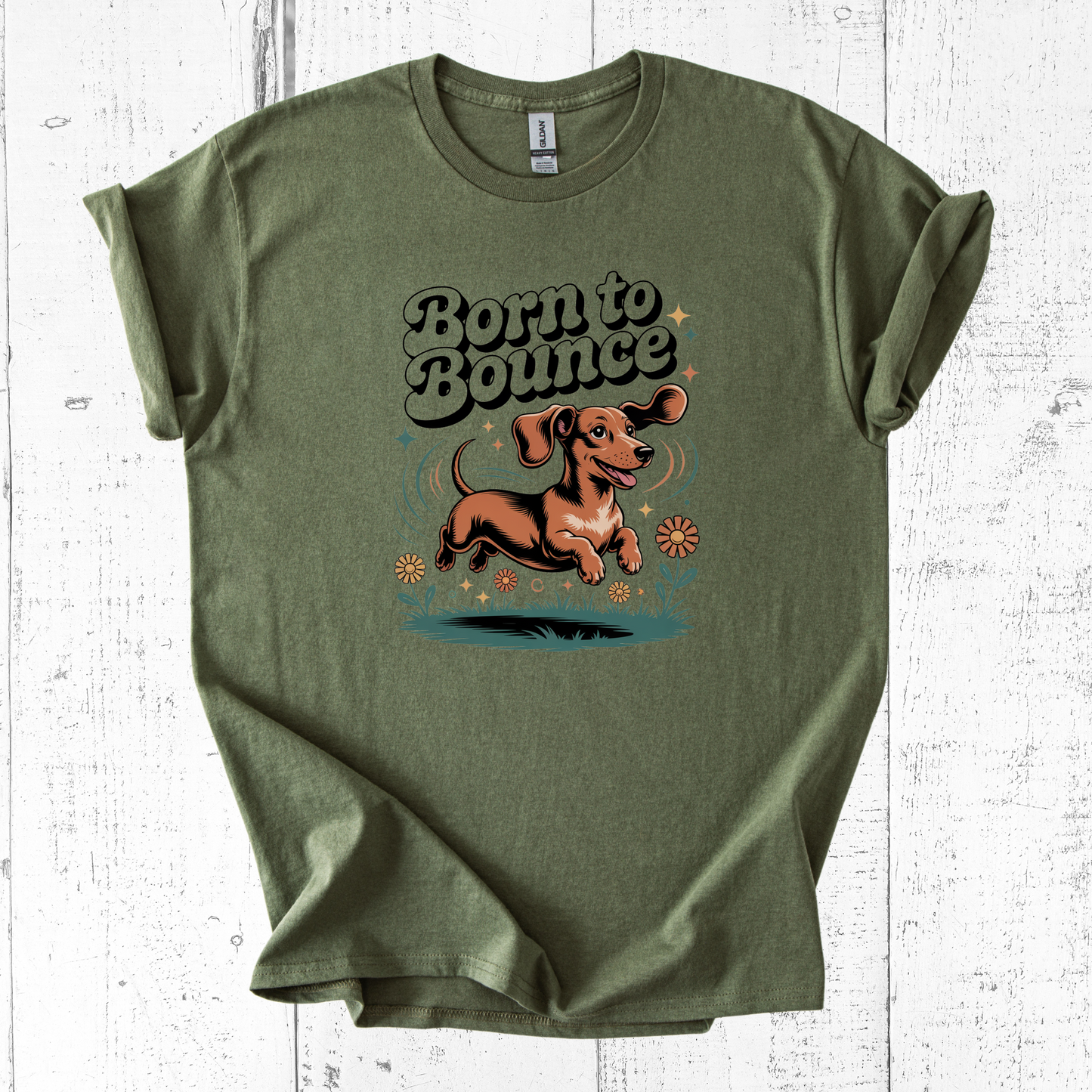 Born to Bounce Dog T-Shirt β Funny Pet Lover Gift