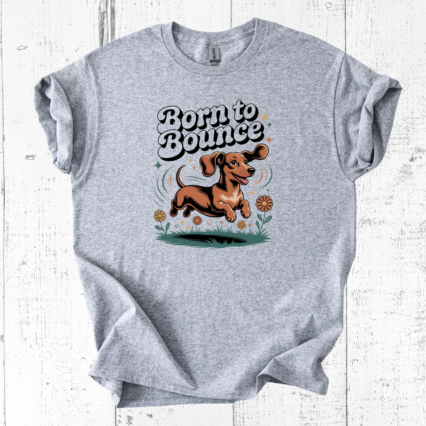 Born to Bounce Dog T-Shirt β Funny Pet Lover Gift