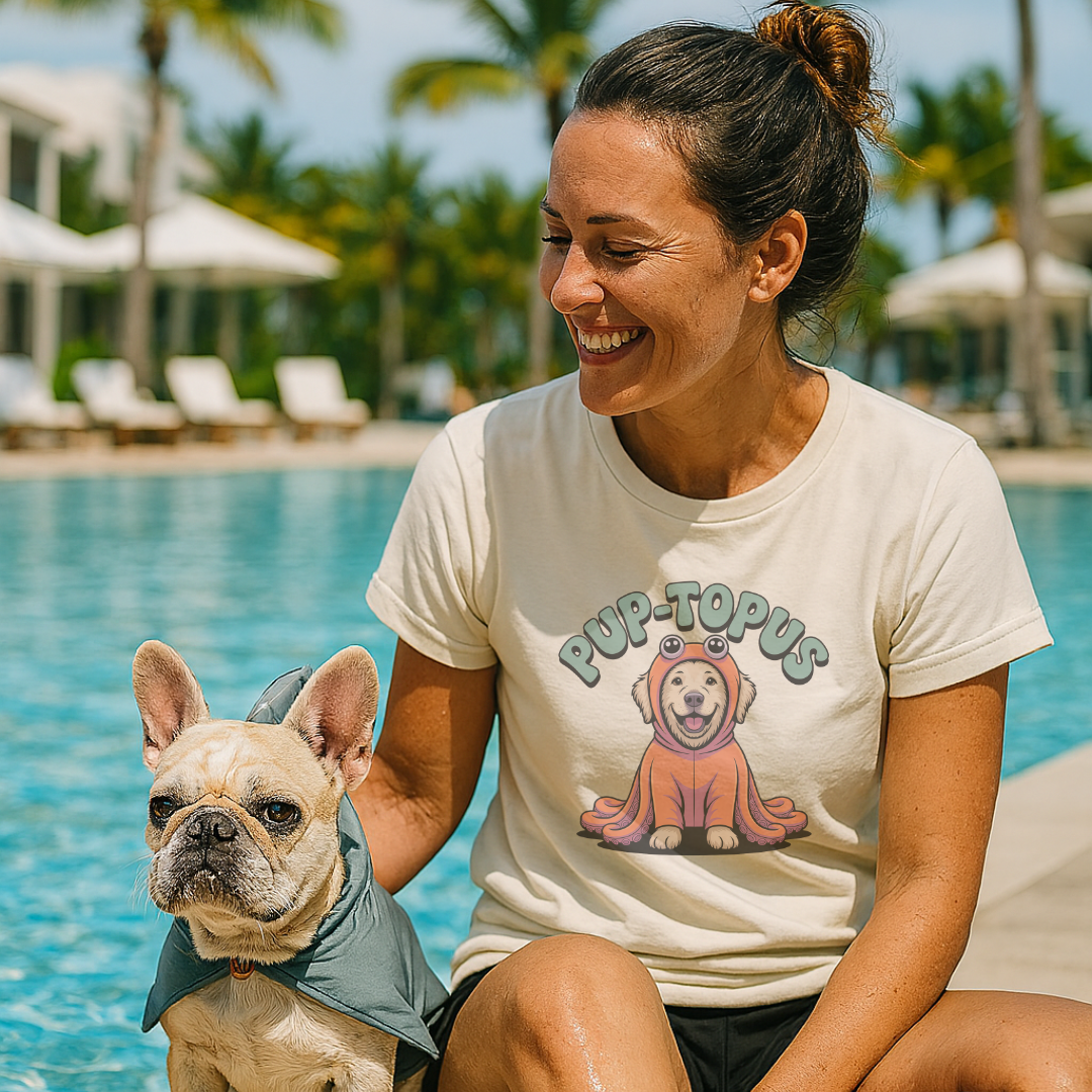 Pup-topus Dog Lover T-Shirt β Funny Octopus Costume Pup Tee