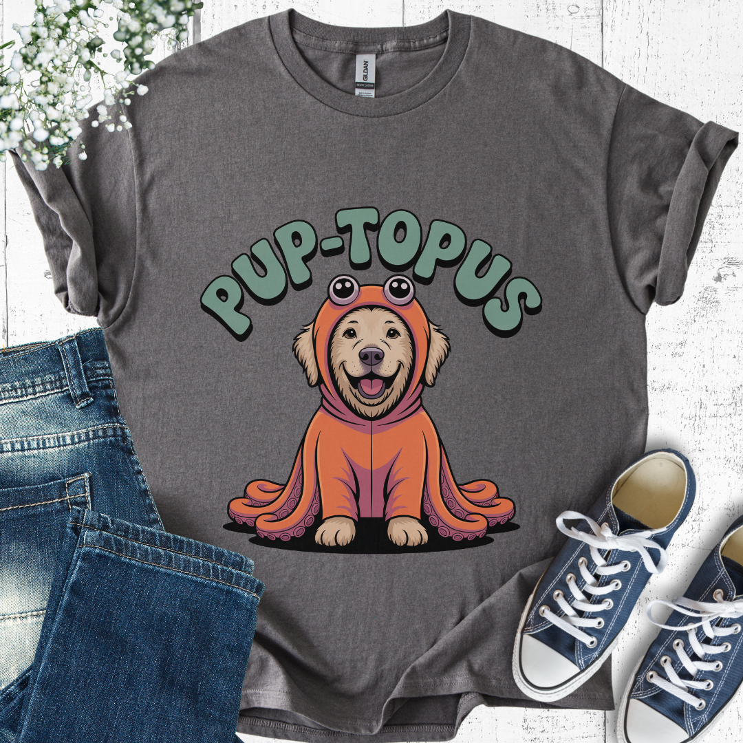 Pup-topus Dog Lover T-Shirt β Funny Octopus Costume Pup Tee