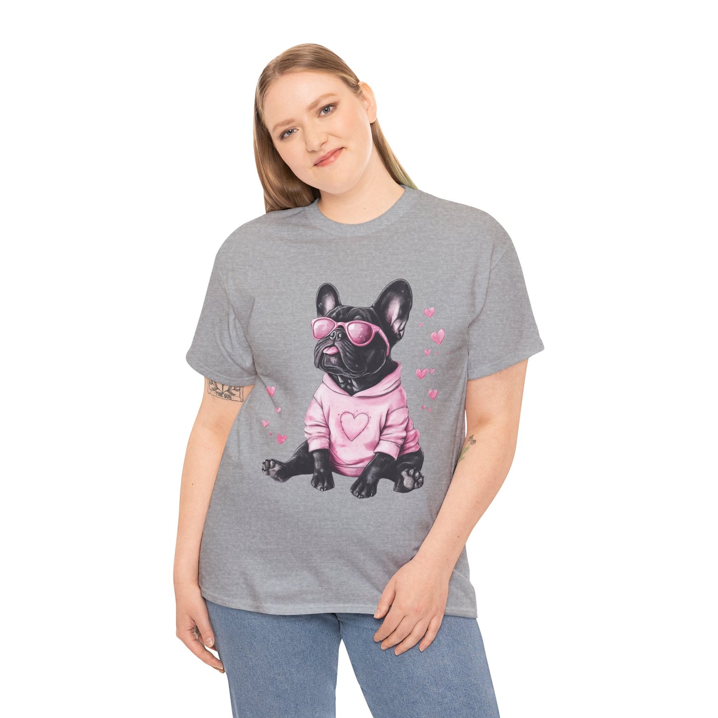 Everyday Frenchie apparel - soft crewneck with playful bulldog design