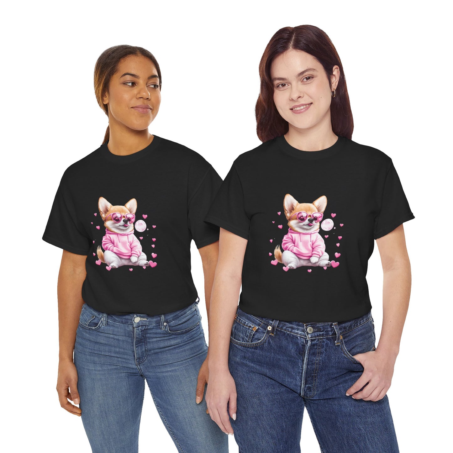 Best dog lover shirts - Corgi butt design with heart accents