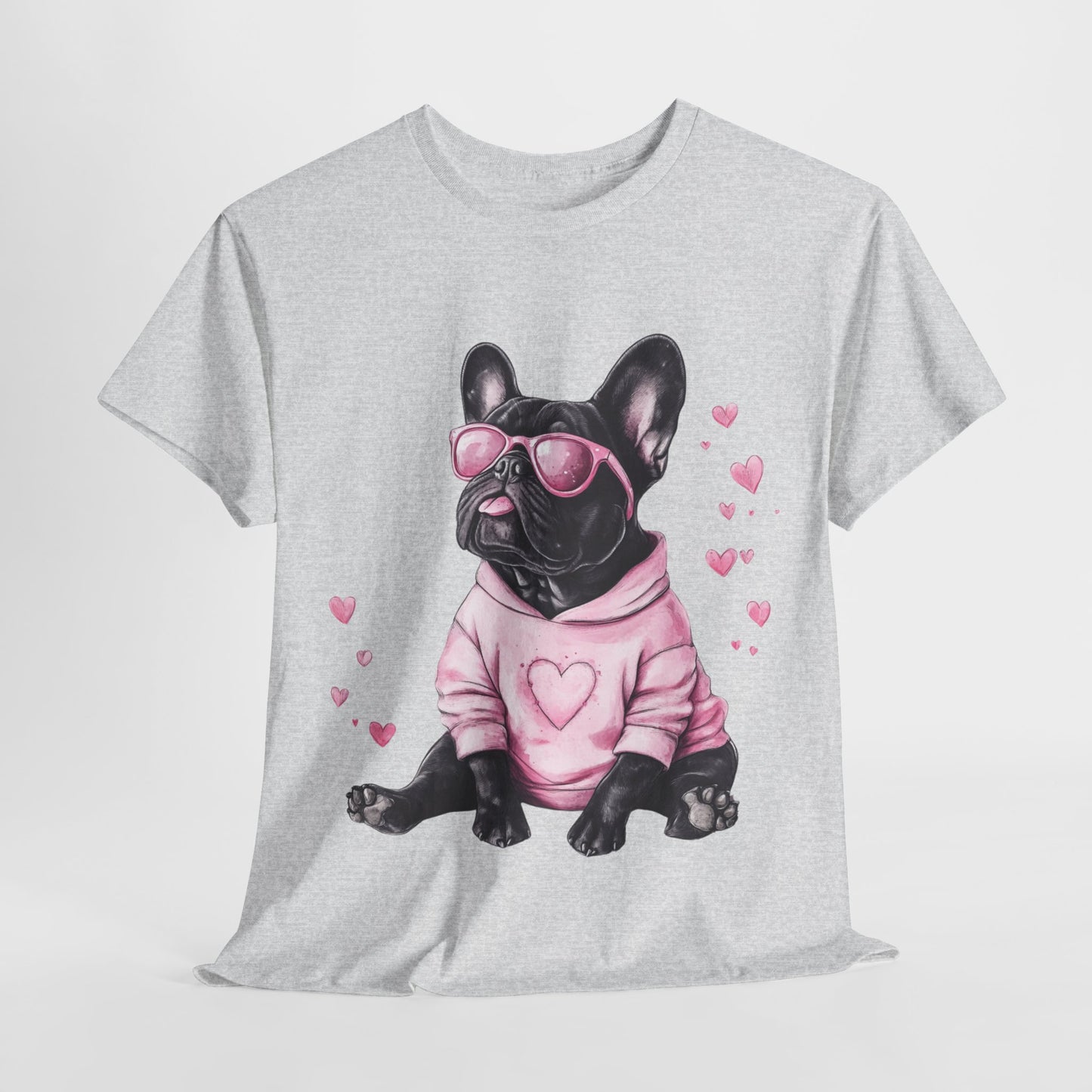 Perfect gift for Frenchie moms - cute bulldog design on quality cotton shirt