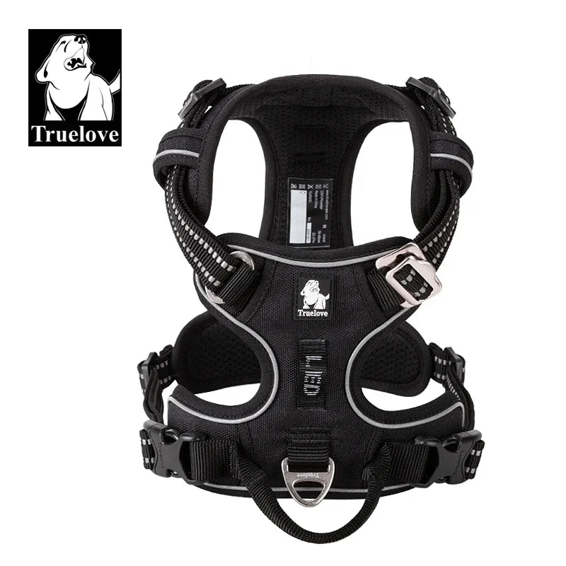 No more choking! Padded harness redirects pulling safely