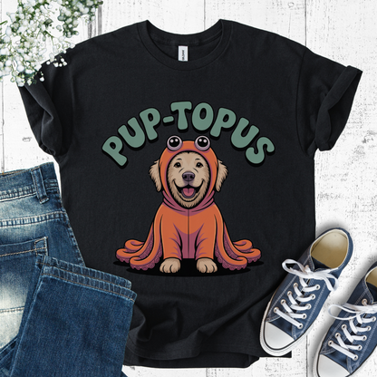 Pup-topus Dog Lover T-Shirt – Funny Octopus Costume Pup Tee