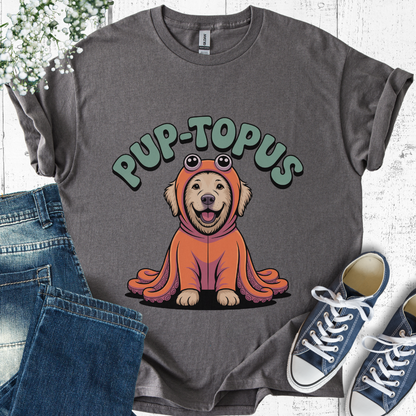 Pup-topus Dog Lover T-Shirt – Funny Octopus Costume Pup Tee